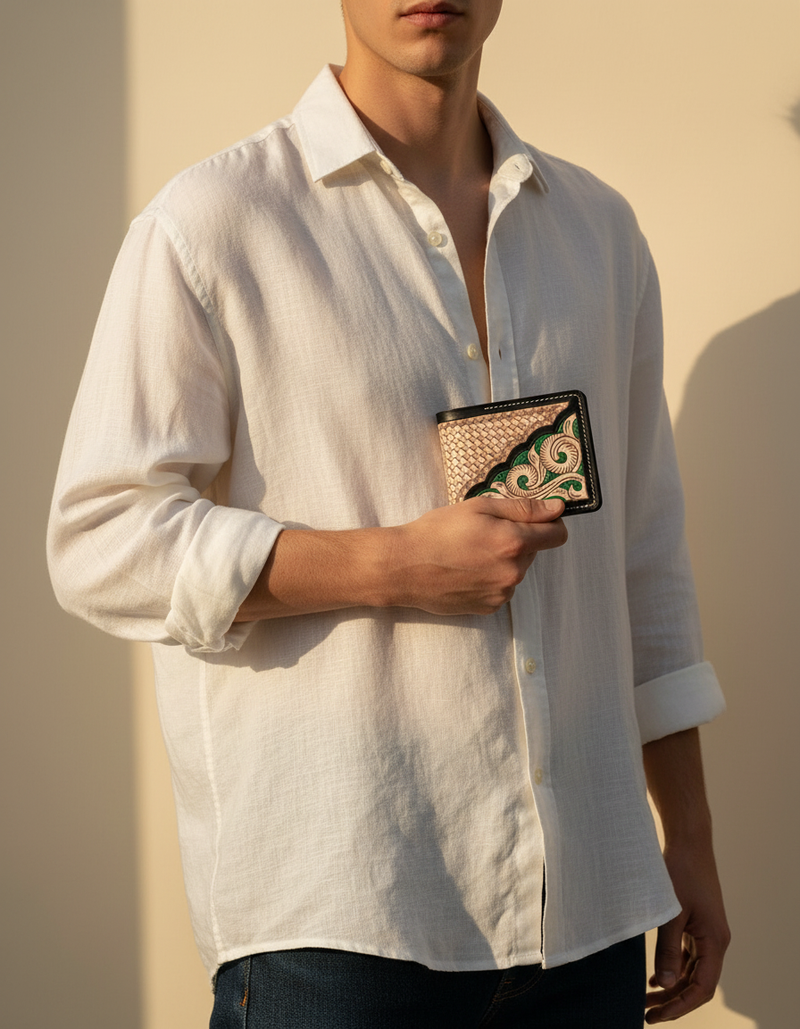 Handmade Leather Wallet | Ya Qalbi