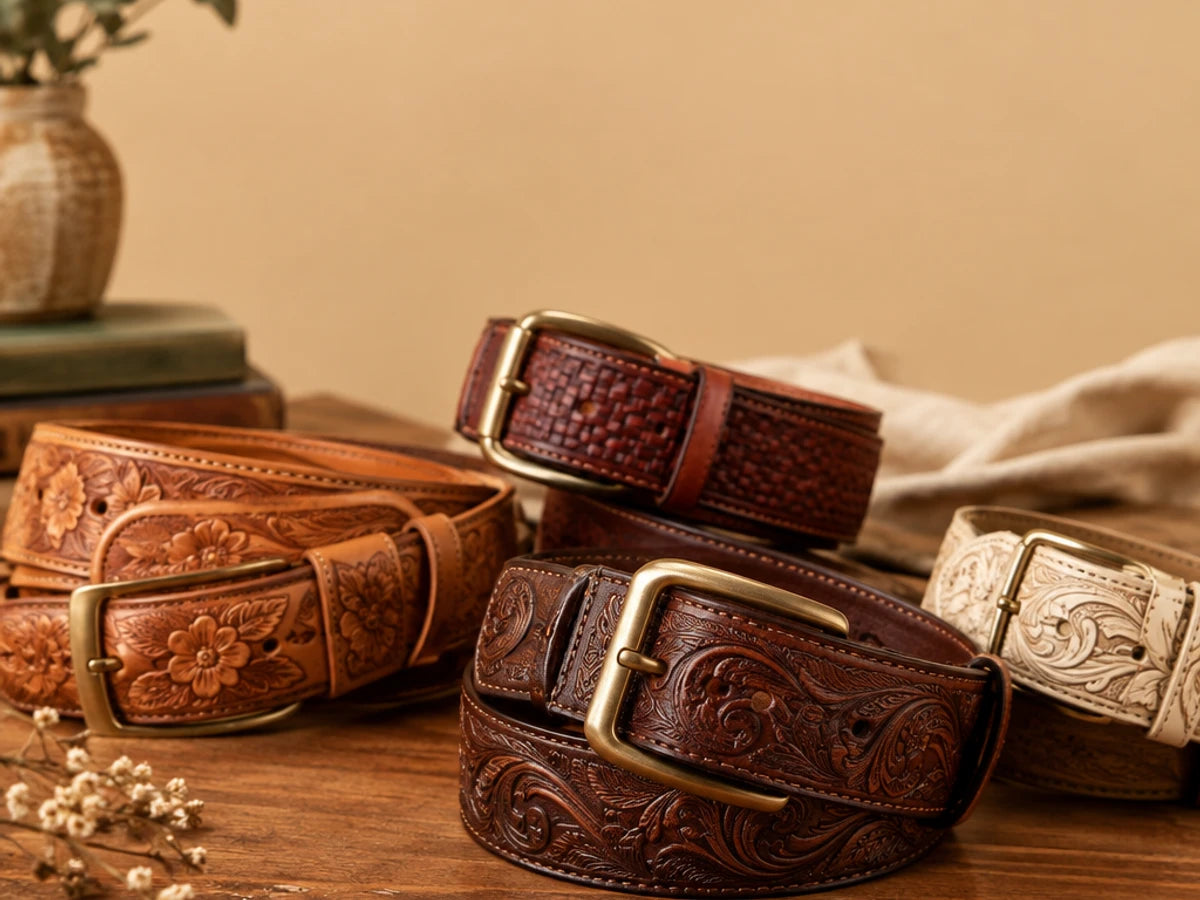 Custom Hand-Tooled Leather Belts: How to Order One Made for You