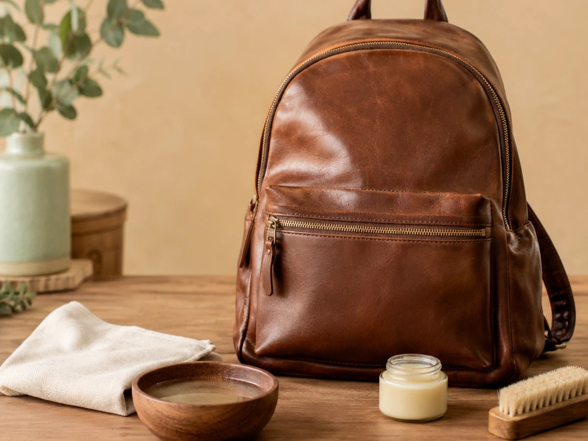 How to Clean a Leather Backpack (and What to Do When It Gets Wet)