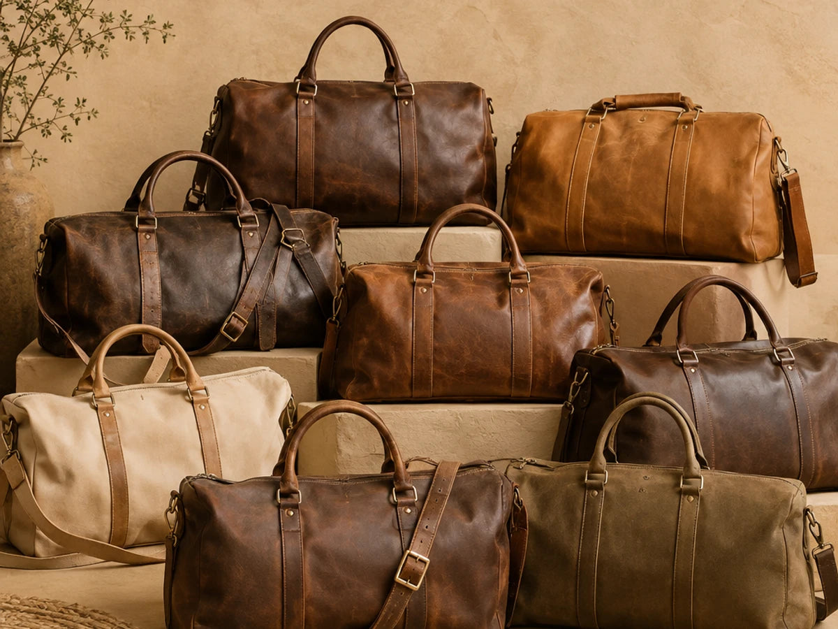 10 Best Handcrafted Leather Duffle Bags by Ya Qalbi for Every Kind of Trip