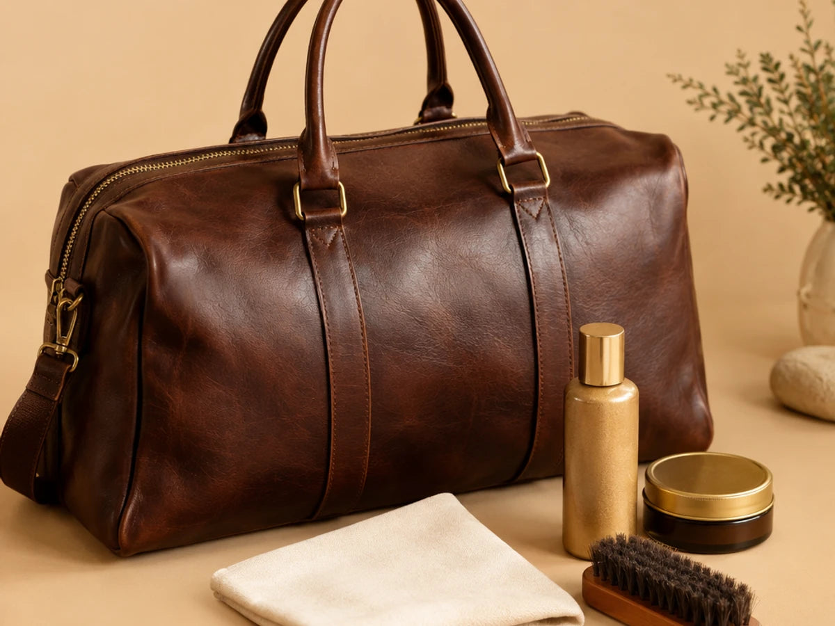 How to Clean and Care for a Leather Duffle Bag
