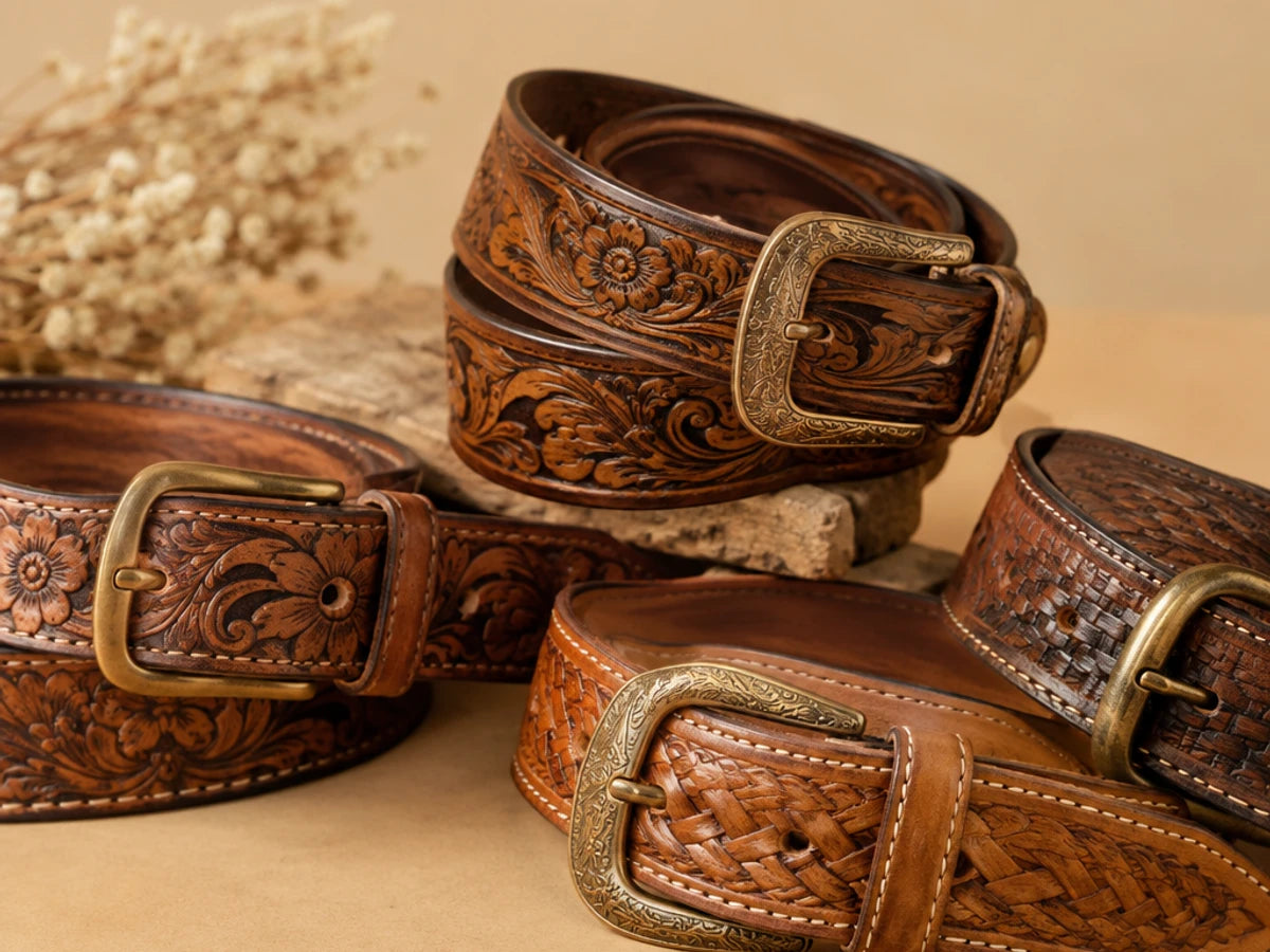 Western Tooled Leather Belt Price Guide 2026: What Affects Cost