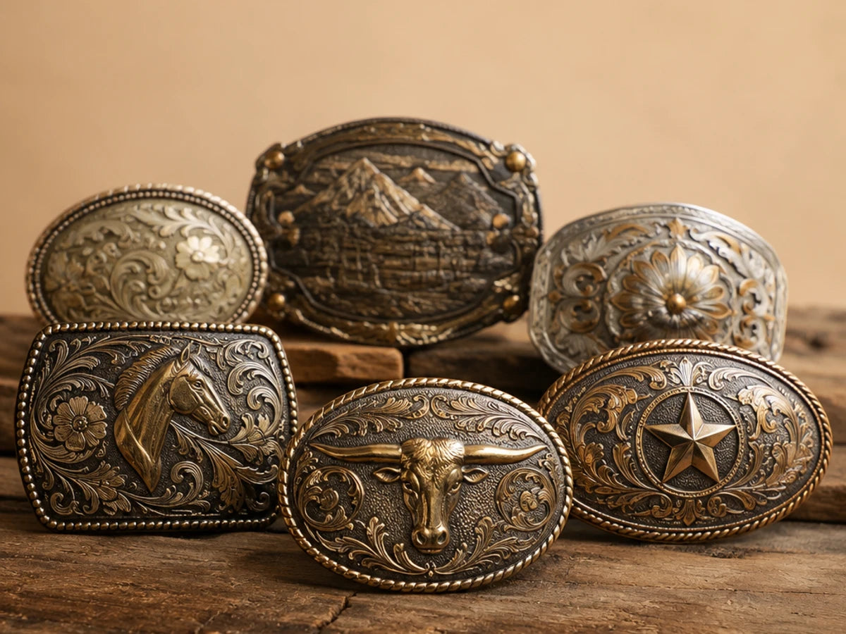 Cowboy Belt Buckles Explained: Why They Are Big, How They Attach, How to Wear One