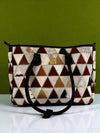 Hair-On Leather Tote Bag: Handmade Cowhide Work Bag