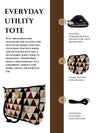 Hair-On Leather Tote Bag: Handmade Cowhide Work Bag