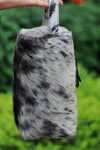 Cowhide Leather Toiletry Bag: Men's Dopp Kit, Travel Cosmetic Organizer