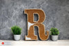Cowhide Alphabet Letter: Rustic Western Decor, Custom Initial
