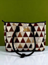Hair-On Leather Tote Bag: Handmade Cowhide Work Bag