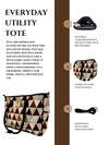 Hair-on patchwork leather office tote by Ya Qalbi