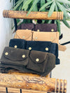 Handmade Leather Belt Pouch: Travel Utility Belt, Hands-Free Convenience