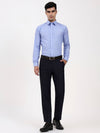 Men’s Blue Pinstripe Office Shirt | Tailored Fit for Work & Special Occasions