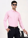 Men’s Designer Pink Striped Cotton Formal Shirt | Tailored Office & Event Essential