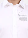 Men’s Elegant Cotton-Satin Formal Shirt | Tailored Solid with French Cuff Detail