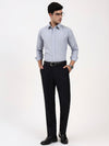 Men’s Grey Thin Striped Shirt | Tailored Fit Formal Office Style