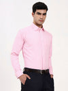Men’s Pink Striped Cotton Shirt | Tailored Fit French Cuffs for Work & Events