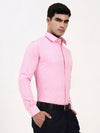Men’s Premium Pink Check Shirt | Tailored Fit with Regular Cuffs & Pocket