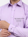Men’s Premium Purple Thin Stripe Shirt | Tailored Office Style