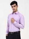 Men’s Purple Thin Striped Shirt | Tailored Fit Formal Office Wear