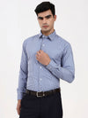Men’s Tailored Fit Blue Check Shirt | Everyday Office & Casual Style