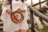 Premium hair-on leather sling bag adjustable by Ya Qalbi