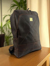 Ya Qalbi Unisex Full Grain Leather Backpack | Genuine Laptop & Travel Bag