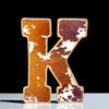 Cowhide Alphabet Letter: Rustic Western Decor, Custom Initial
