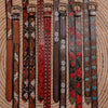 Handmade unisex cowboy belt with solid brass designer western buckle