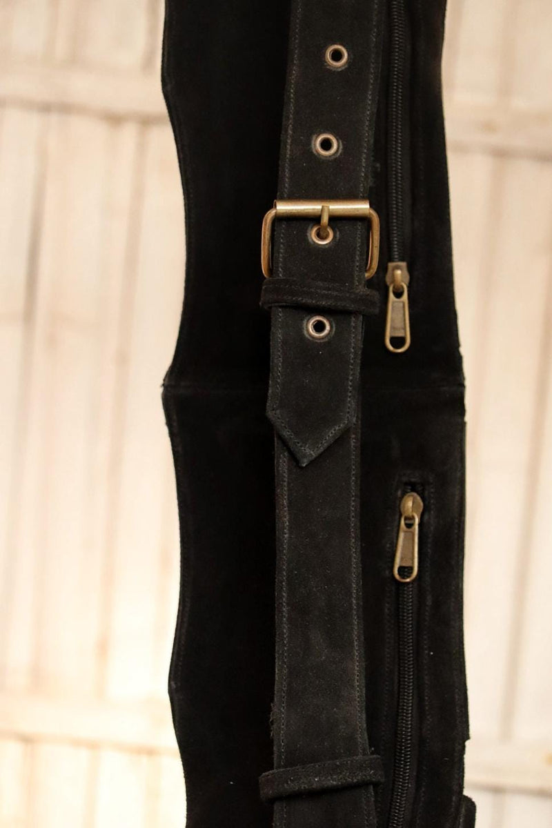 Handmade Leather Belt Pouch: Travel Utility Belt, Hands-Free Convenience
