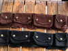 Handmade Leather Belt Pouch: Travel Utility Belt, Hands-Free Convenience