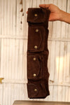 Handmade Leather Belt Pouch: Travel Utility Belt, Hands-Free Convenience