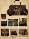 Premium XL leather travel bag handcrafted by Ya Qalbi