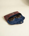 Boho cowgirl red leather sunglasses case by Ya Qalbi