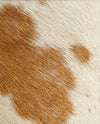 Cowhide makeup bag side view by Ya Qalbi