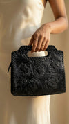 Hand Tooled Leather Handbag | Floral Carved Tote
