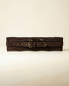 Festival utility belt in brown leather by Ya Qalbi