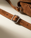 Ya Qalbi Genuine Brown Suede Leather Crossbody Bag – Handbags & Slingbag for Women