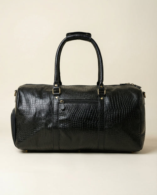 Black Croc Weekender