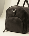 Genuine leather weekender duffle interior by Ya Qalbi