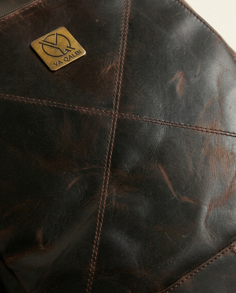 Full Grain Leather Backpack | Ya Qalbi