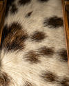 Cowgirlcore leather tote with fringe and tooling by Ya Qalbi