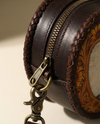 Statement heart leather crossbody for women by Ya Qalbi