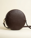 Modern geometric leather crossbody bag for women by Ya Qalbi
