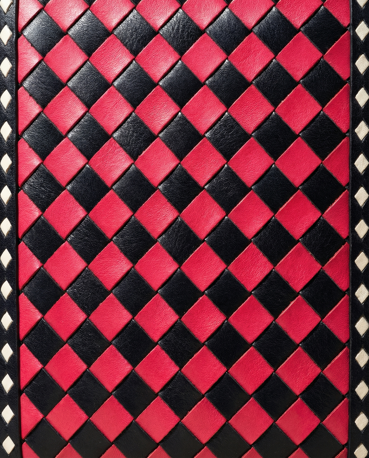 Checkerboard Tooled Tote