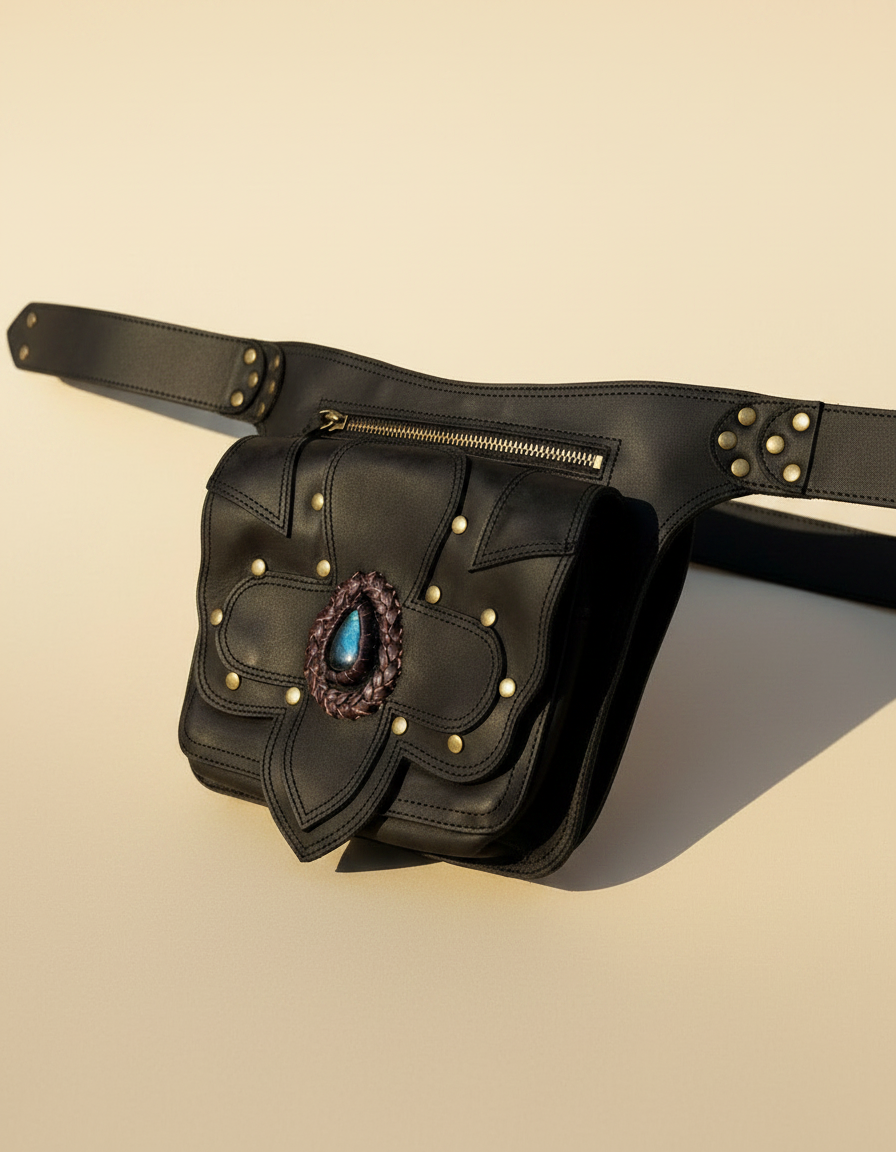 Leather Thigh Bag | Ya Qalbi
