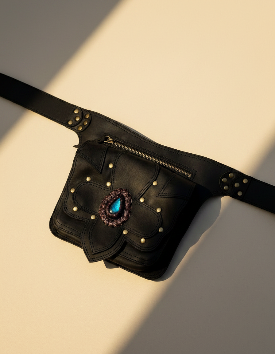 Leather Thigh Bag | Ya Qalbi