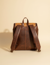 Rainbow Speckled Hair-On Leather Backpack – Buckstitch Tooled Top