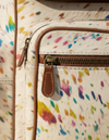 Rainbow Speckled Hair-On Leather Backpack – Buckstitch Tooled Top