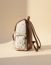Rainbow Speckled Hair-On Leather Backpack – Buckstitch Tooled Top