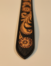 Black & Tan Hand Tooled Western Leather Belt | Ya Qalbi