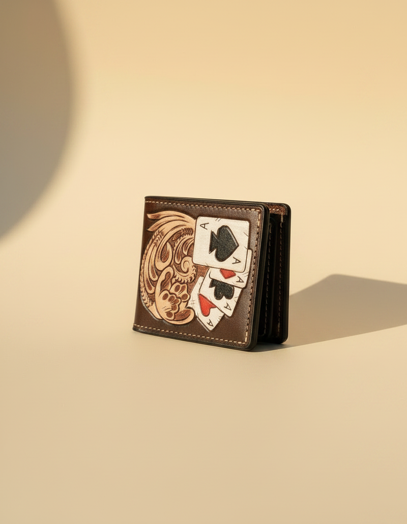 Handmade Leather Wallet | Ya Qalbi